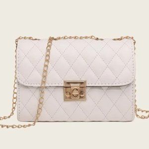 SHEIN Mini Quilted Flap Chain Shoulder Bag